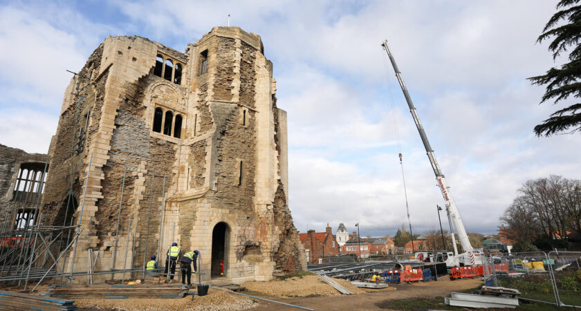 PPG Projects delivers precast solutions for Newark Castle’s new visitor centre