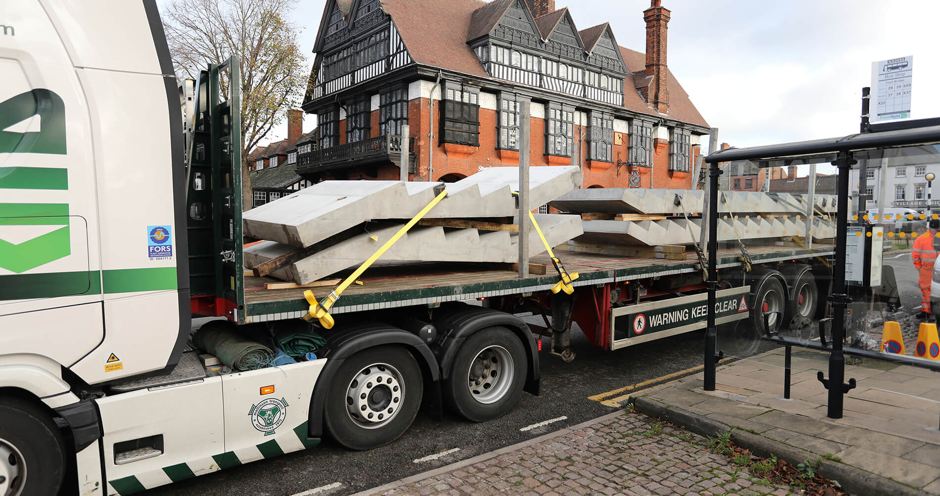 Precast Stairs arriving